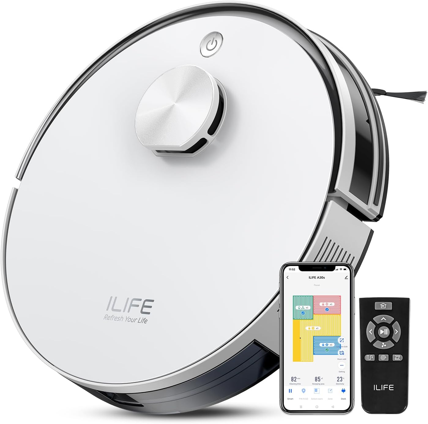 ILIFE A30s Robot Vacuum, 10000Pa Max Suction