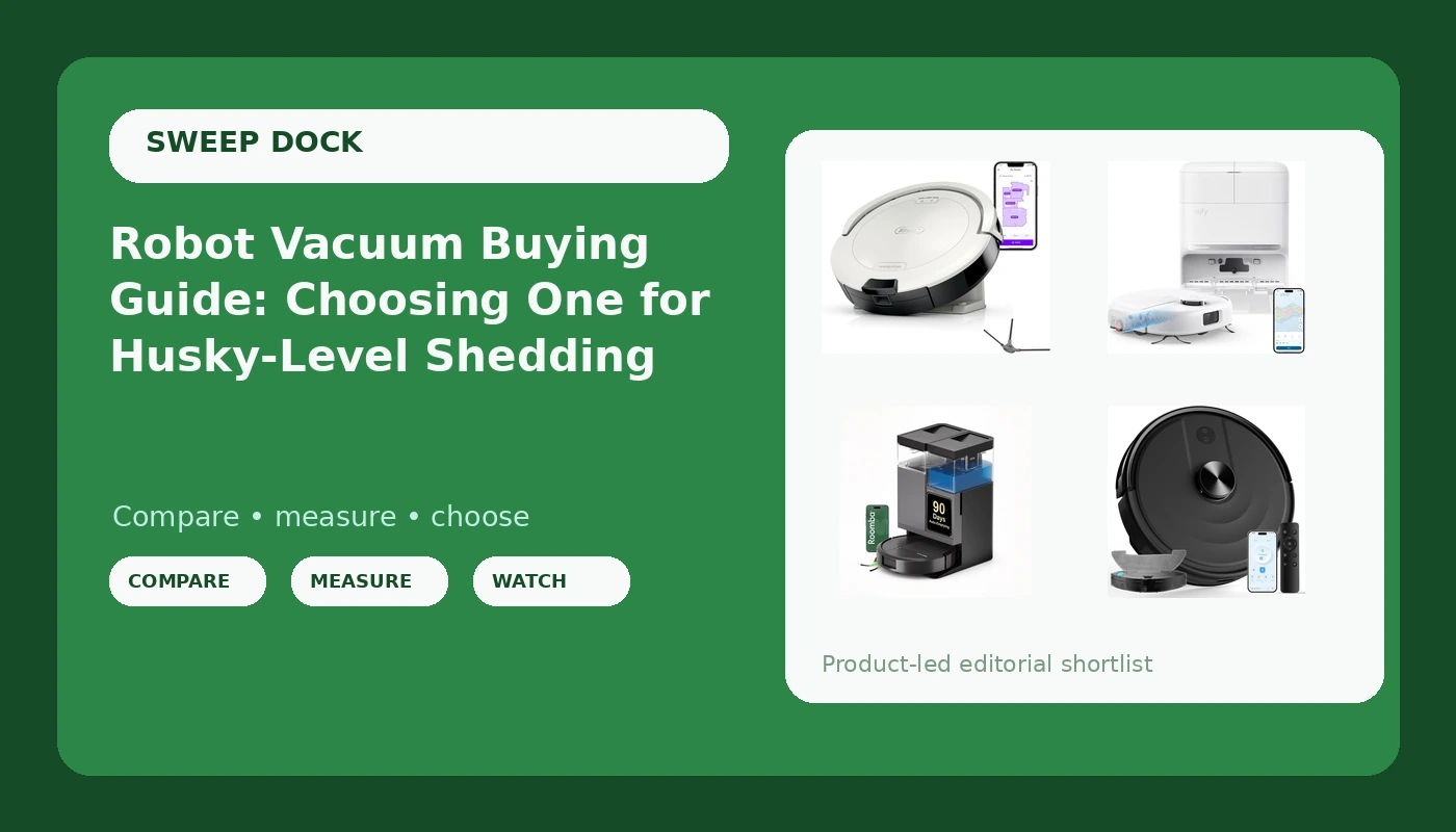 Robot Vacuum Buying Guide: Choosing One for Husky-Level Shedding